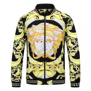 veste versace vintage classic  luxe zipper flower